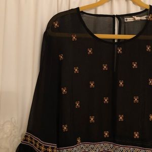 3 FOR 20 Chelsea & Violet Sheer Embroidered Top